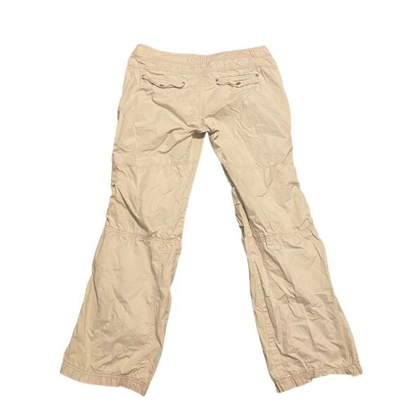 Esprit Beige Tan Wide Leg Cargo Flap Pocket Y2K Pants - Picture 3 of 8